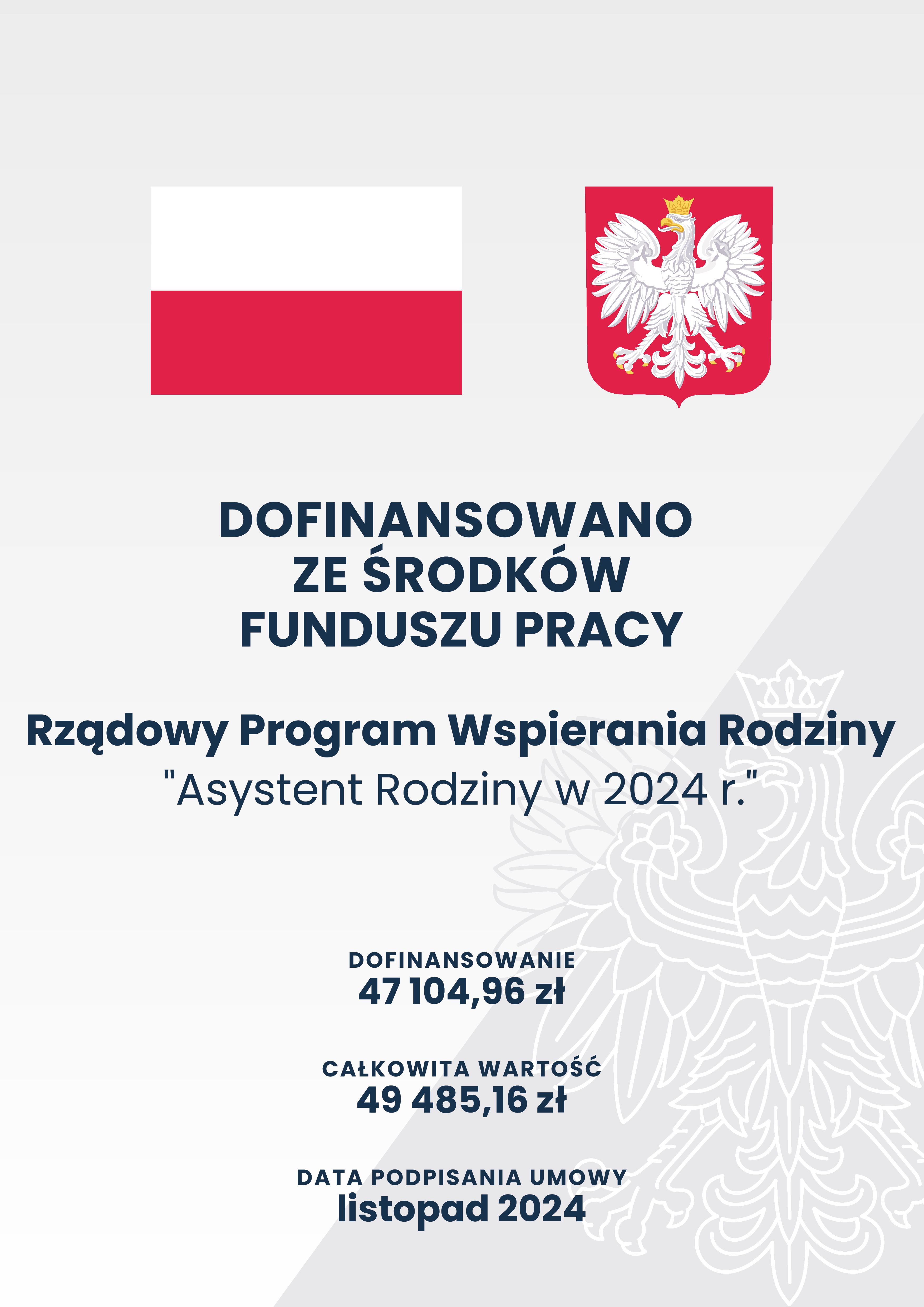 plakat informujący o akcji 