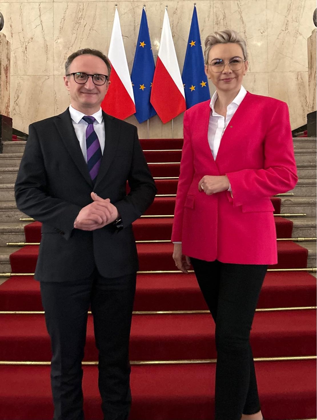 wójt podczas wizyty u wicemarszałka