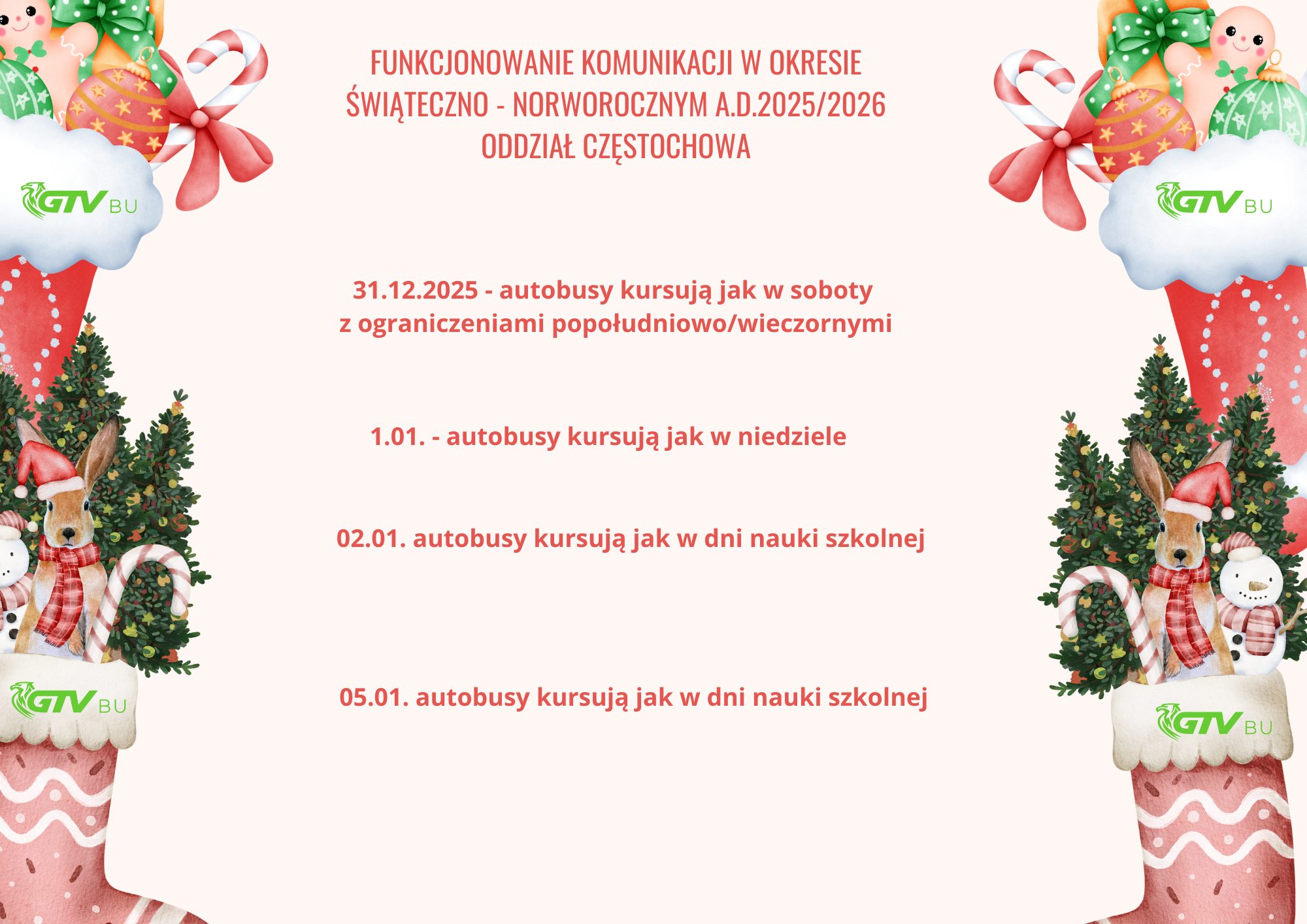 Informacja gtv z grafiką 