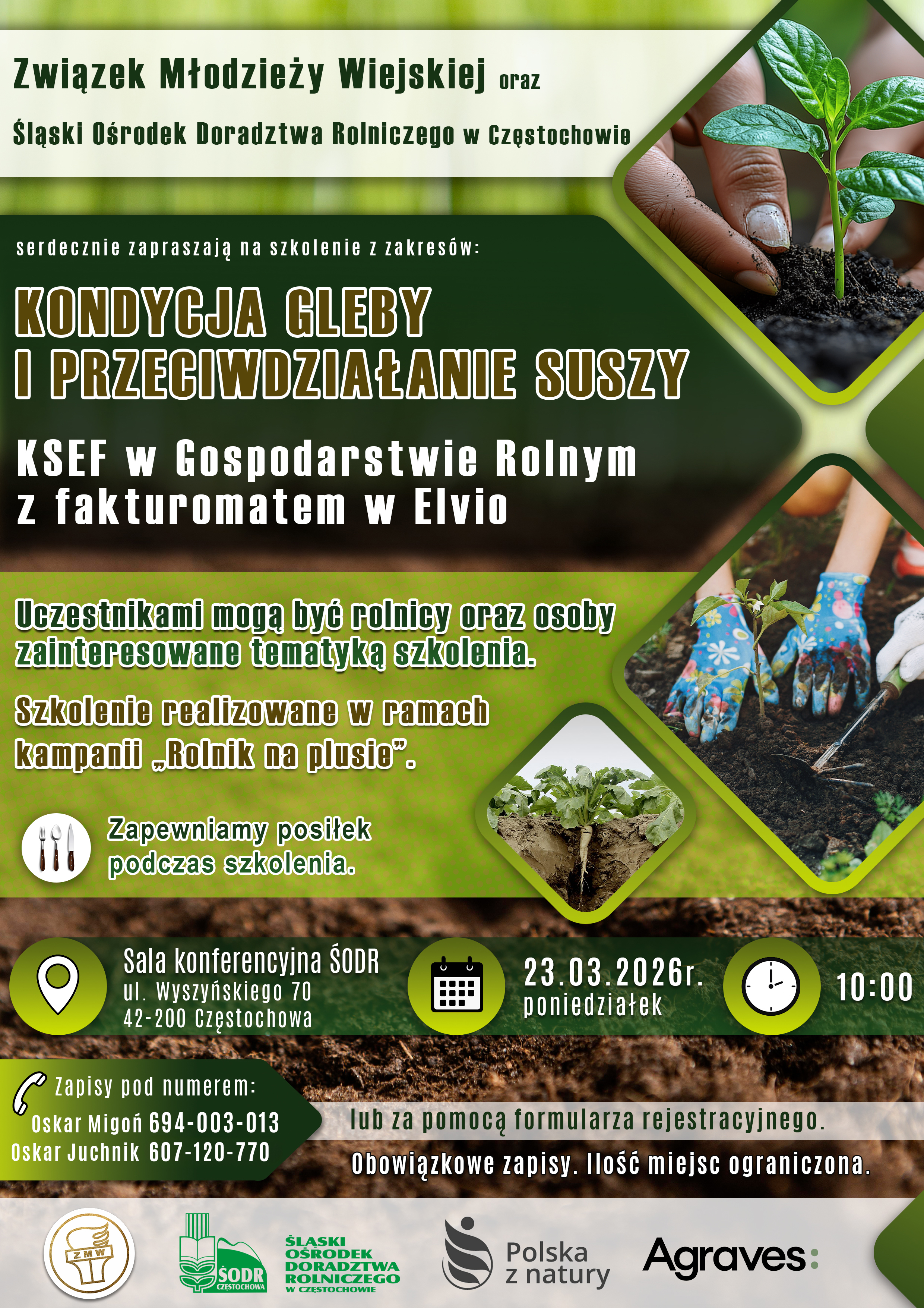 plakat wydarzenia z informacjami